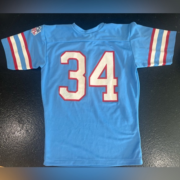 Vintage Houston Oilers Earl Campbell #34 Jersey Mens Size 34-36 Rawlings - Picture 1 of 9